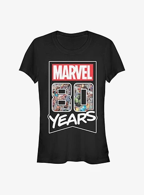 Marvel 80 Years Girls T-Shirt