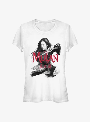 Disney Mulan Fighting Stance Girls T-Shirt