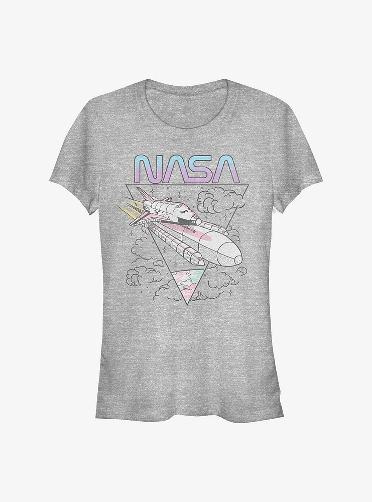 NASA Pastel Flight Girls T-Shirt