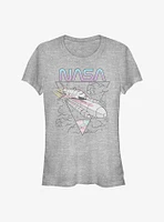 NASA Pastel Flight Girls T-Shirt