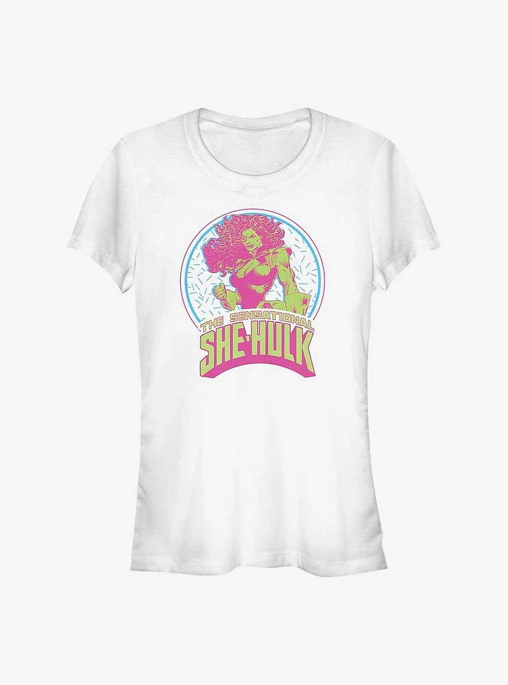 Marvel The Hulk Lime Girls T-Shirt