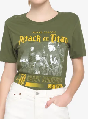 Attack On Titan Scout Regiment Girls T-Shirt