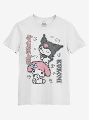 My Melody & Kuromi Boyfriend Fit Girls T-Shirt