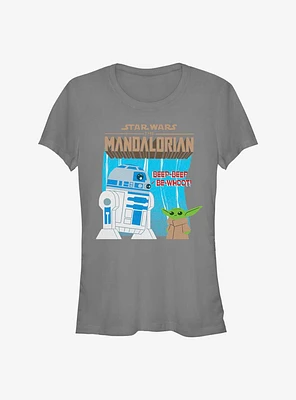 Star Wars The Mandalorian Child & R2-D2 Girls T-Shirt
