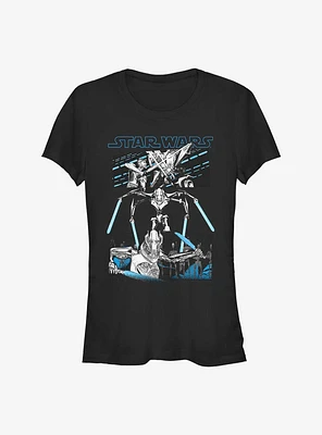 Star Wars Grevious Jedi Hunter Girls T-Shirt