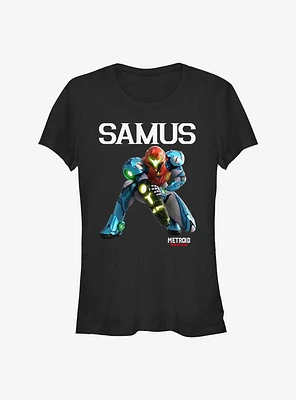 Nintendo Metroid Dread Samus Girls T-Shirt