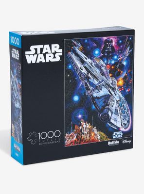 Star Wars Millennium Falcon Poster 1000-Piece Puzzle
