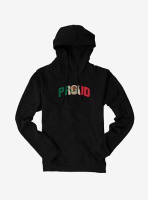 Mexican And Proud Flag Script Hoodie