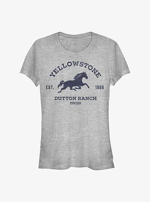 Yellowstone Dutton Ranch Badge Girls T-Shirt