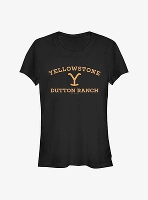 Yellowstone Dutton Ranch Logo Girls T-Shirt