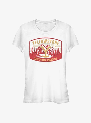 Yellowstone Dutton Ranch Mountains Girls T-Shirt