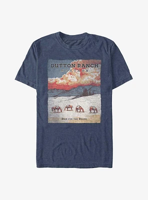 Yellowstone Ride For The Brand Poster T-Shirt