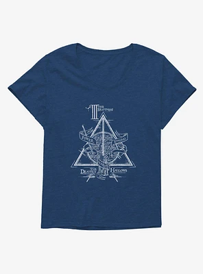Harry Potter The Three Brothers Deathly Hallows Girls T-Shirt Plus