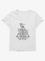 Harry Potter The Three Brothers Deathly Hallows Girls T-Shirt Plus