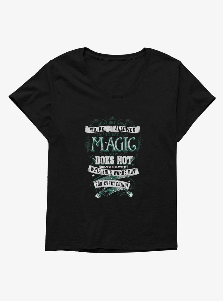 Harry Potter Just Because Girls T-Shirt Plus