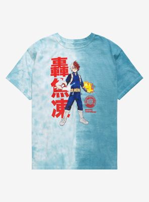 My Hero Academia Shoto Todoroki Split-Dye Women's T-Shirt - BoxLunch Exclusive