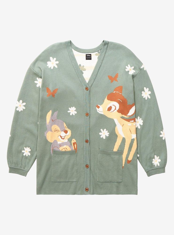 Our Universe Disney Bambi 80th Anniversary Thumper & Floral Women’s Cardigan - BoxLunch Exclusive