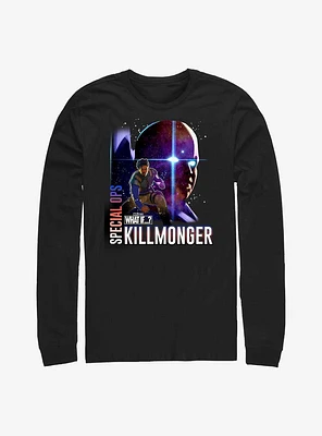 What If?? Erik Killmonger Special-Ops & The Watcher Long-Sleeve T-Shirt