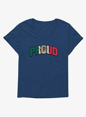 Mexican Flag Pride Girls T-Shirt Plus