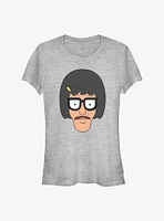 Bob's Burgers Tina Big Face Girls T-Shirt