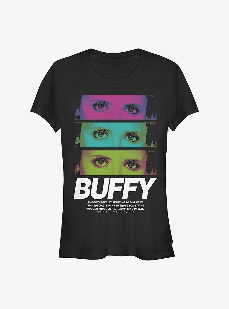 Buffy The Vampire Slayer Stack Girls T-Shirt