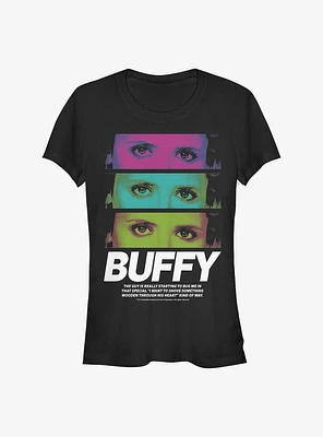 Buffy The Vampire Slayer Stack Girls T-Shirt