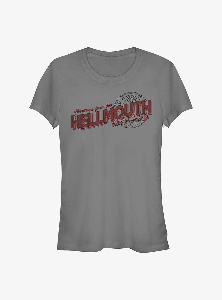 Buffy The Vampire Slayer Hellmouth Hello Girls T-Shirt