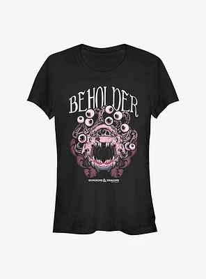 Dungeons And Dragons Beholder Monster Icon Girls T-Shirt