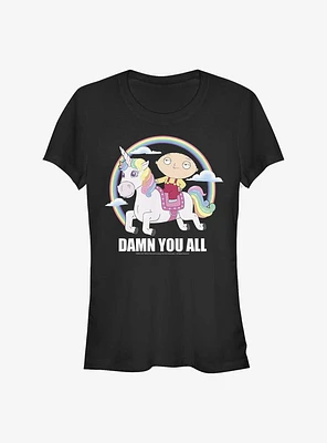 Family Guy Stewie Unicorn Girls T-Shirt