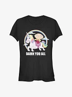 Family Guy Stewie Unicorn Girls T-Shirt