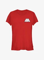 Star Wars Distressed Slant Logo Girls T-Shirt