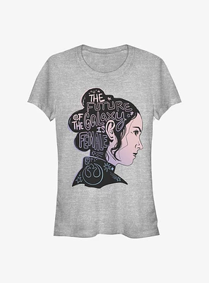 Star Wars The Future Of Galaxy Is Female Silhouette Girls T-Shirt