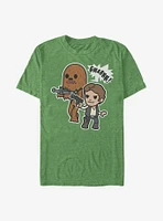 Star Wars Han Solo And Chewbacca Girls T-Shirt