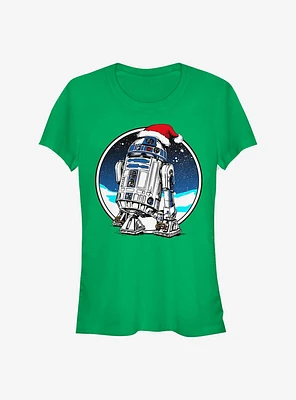 Star Wars Holiday R2-D2 Girls T-Shirt