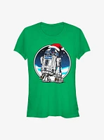 Star Wars Holiday R2-D2 Girls T-Shirt