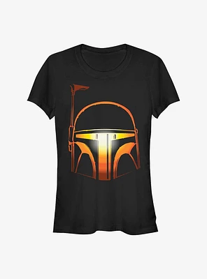Star Wars Pumpkin Boba Fett Girls T-Shirt