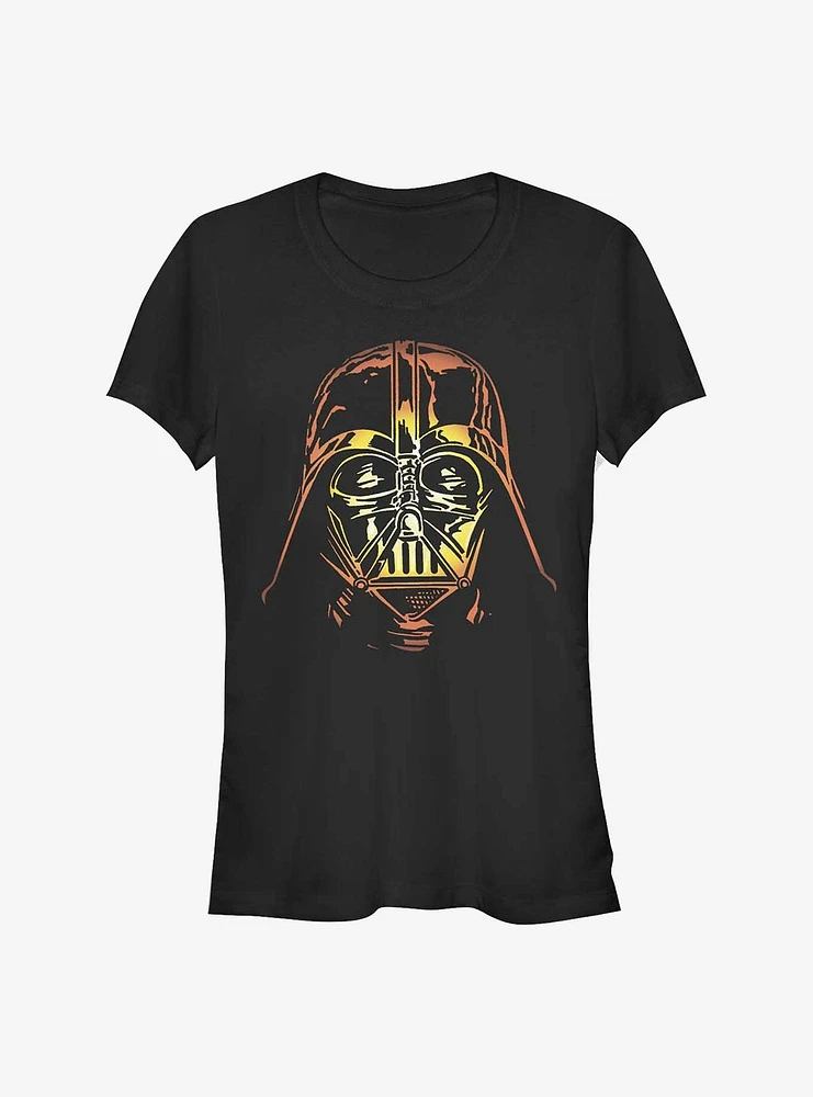Star Wars Pumpkin Darth Vader Halloween Girls T-Shirt