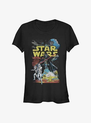 Star Wars Rebel Classic Poster Girls T-Shirt