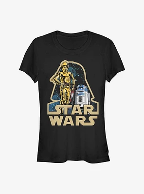 Star Wars Shiny Droids Girls T-Shirt