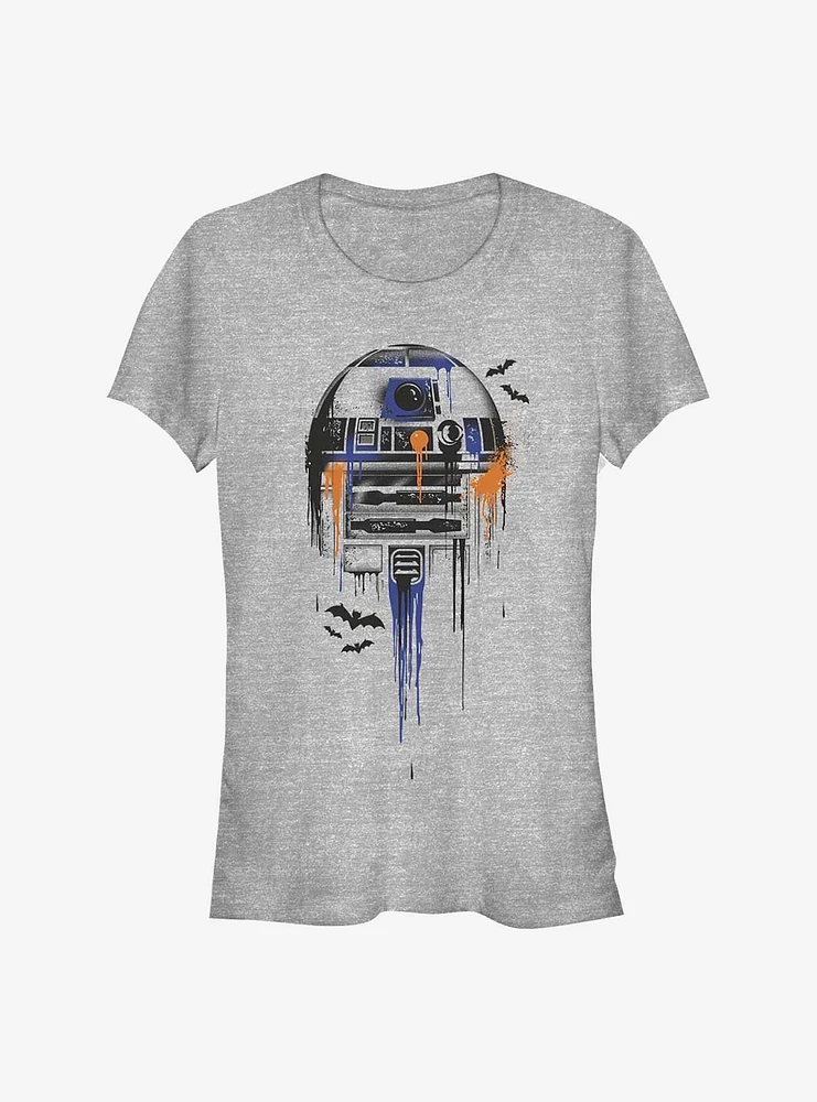 Star Wars Splatter R2-D2 Girls T-Shirt