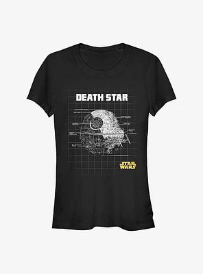 Star Wars Schematics Girls T-Shirt