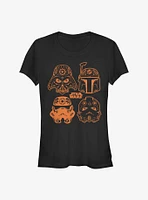 Star Wars Sugar Skulls Grid Girls T-Shirt