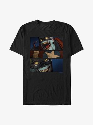 Marvel What If...? Zombie Cap Panels T-Shirt