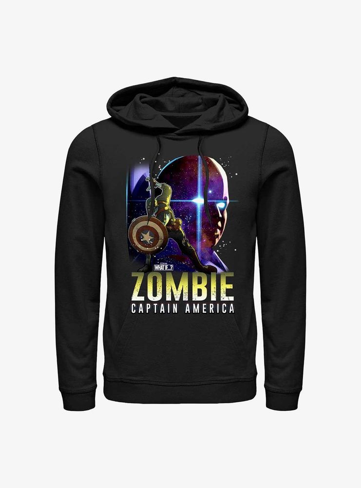 Marvel What If...? Watcher Zombie Cap Hoodie