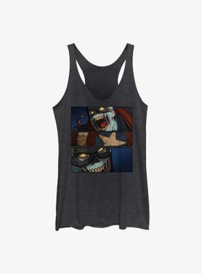 Marvel What If...? Zombie Cap Panels Womens Tank Top