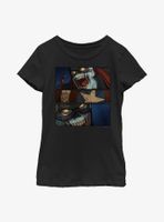 Marvel What If...? Zombie Cap Panels Youth Girls T-Shirt