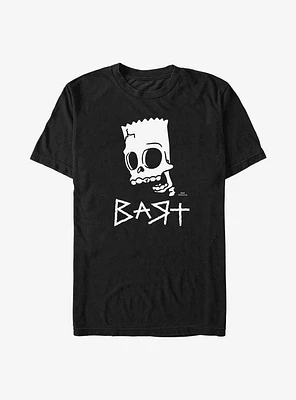 The Simpsons Bart Skull Punk T-Shirt