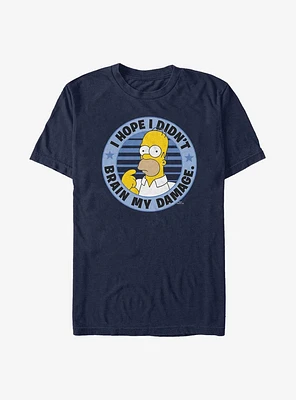 The Simpsons Hope I Didn't Brain My Damage T-Shirt