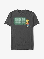 The Simpsons Bart Chalk It Up T-Shirt
