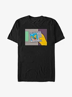 The Simpsons Grandpa Old Man Yells At Clouds Article T-Shirt